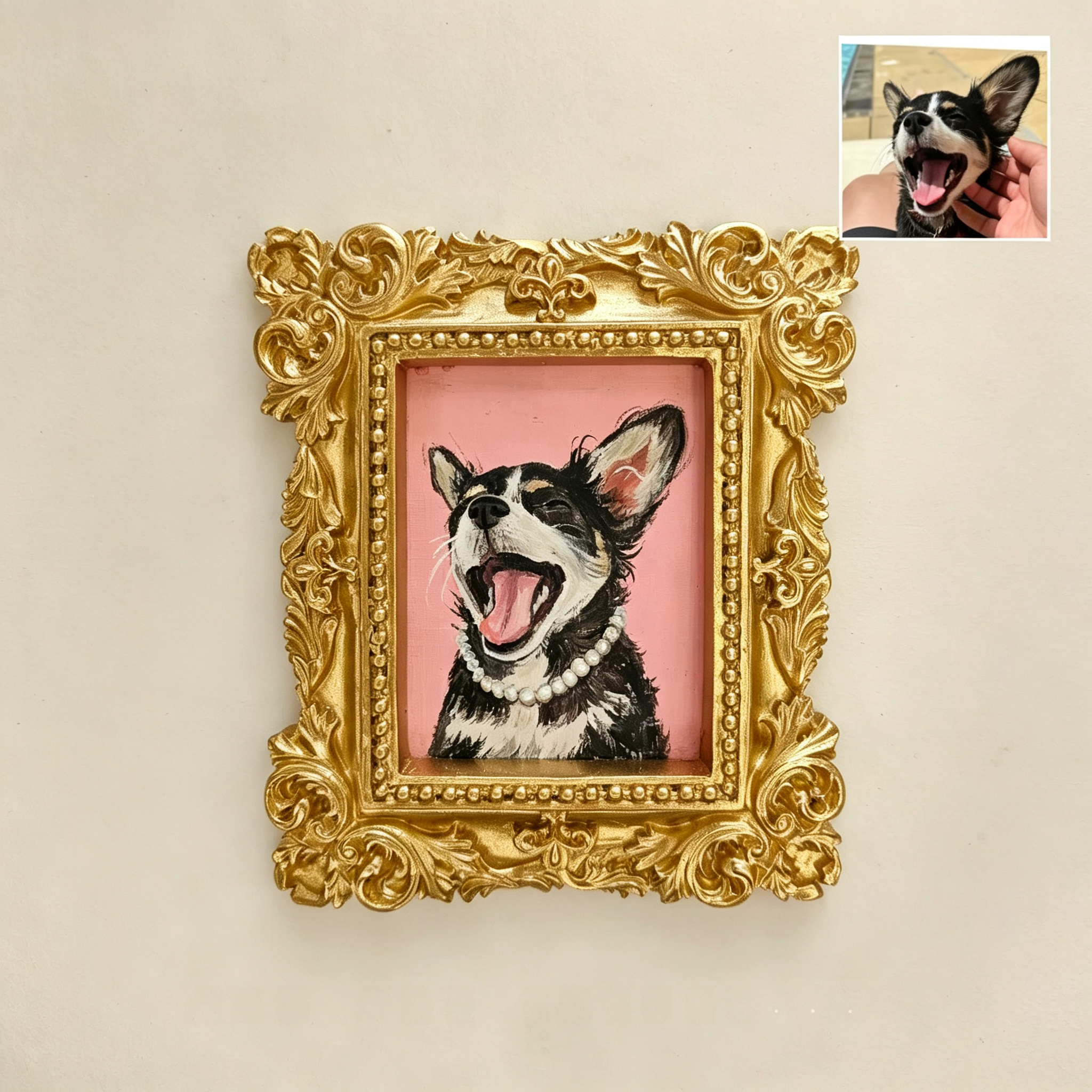 Custom Mini Pet Oil Portrait