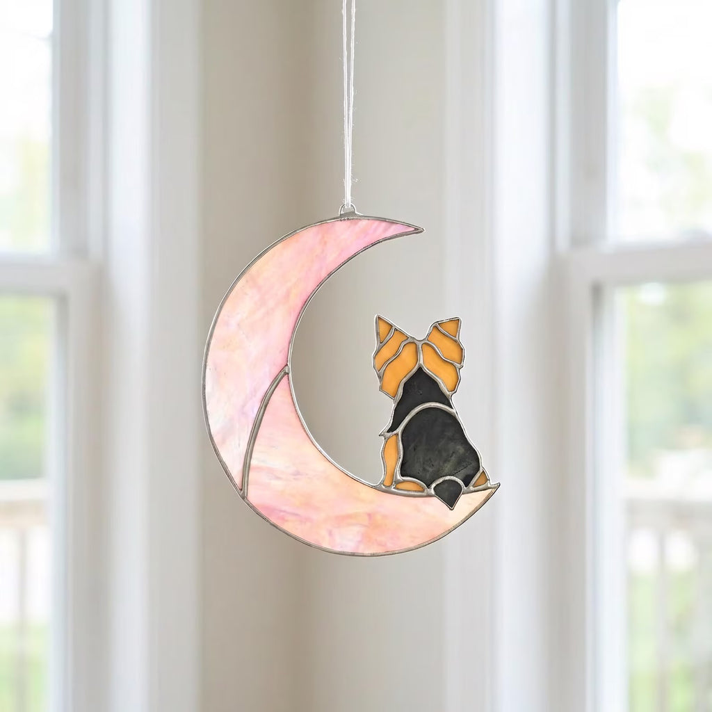 Custom Pet Tiffany-Style Stained Glass Suncatcher